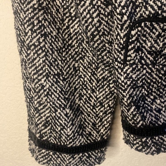 Cynthia Rowley wool blazer jacket sequin herringbone coat country club L - Picture 5 of 13